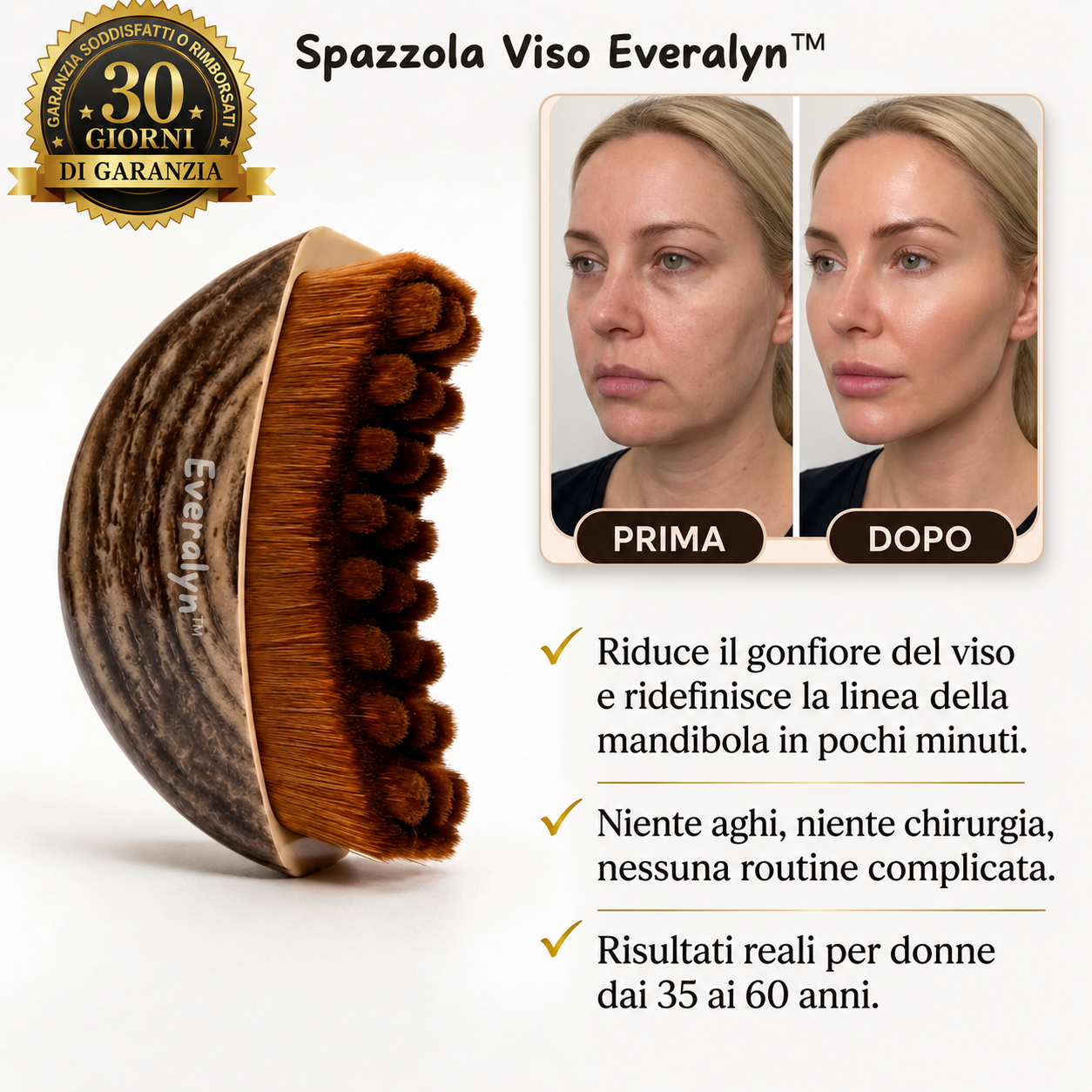 Everalyn™ Face Sculpt Brush – 90 secondi al giorno per un viso più definito e luminoso